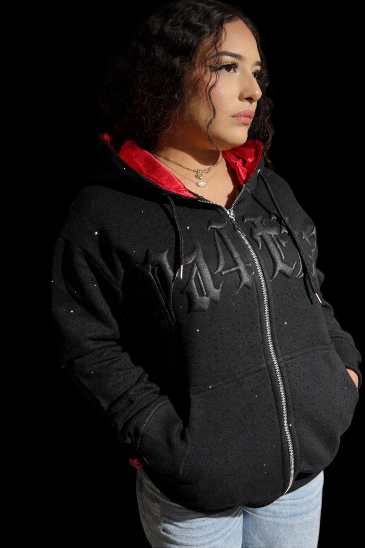 Dead Rose™  Jolt Charm Zip Up Hoodie